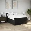 vidaXL Boxspringbett mit Matratze Schwarz 140x190 cm Stoff Produktbild-Vorschau 4