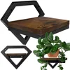 Collage of two wall shelves, one with a plant on it. Produktbild-Vorschau