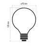 LED Lampe Vintage G95 / E27 / 4 W (40 W) / 470 lm / Warmweiß Náhľad obrázku produktu