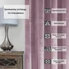 Verdunkelungsvorhang Samt weich 140x175 cm Altrosa Vorhang Produktbild-Vorschau 2
