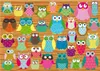 Puzzle Eulen-Collage, 500 Teile, 1Set Produktbild-Vorschau 1