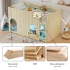 Flieks Etagenbett 90x200cm mit Led, Kinderbett Hausbett mit Produktbild-Vorschau 6
