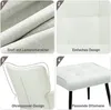 HOMCOM Schaukelstuhl Schwingsessel mit Hocker Relaxsessel Produktbild-Vorschau 5