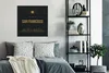 MuchoWow® Poster San Francisco - USA - Gold 75x75 cm - Wand Produktbild-Vorschau 4