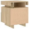 vidaXL Nachttisch mit LED-Leuchten Sonoma-Eiche 40x39x48,5 Produktbild-Vorschau 6