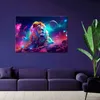 Leinwandbild Neon Löwe Abstraktion 60x40 Feeby Bunt bild Produktbild-Vorschau 2