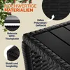 Casaria Tavolino in Polyrattan Piano in WPC 45x45x40cm Anteprima dell’immagine prodotto 6