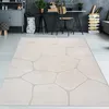 Wohnzimmerteppich mit 3D-Effekt und abstraktem Muster in Produktbild-Vorschau 1
