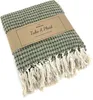 Heimtexland ® Hochwertige Strick Kuscheldecke Fransen Produktbild-Vorschau 1