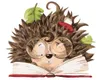 Zuty - Malen nach Zahlen - IGEL, DER EIN BUCH LIEST, 40x50 Produktbild-Vorschau 3