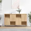 vidaXL Sideboards 2 pcs. chêne Sonoma bois composite Voir les images du produit 1