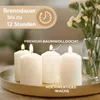 HORECA CANDLES Stumpenkerzen 40 Stück – 12 h, Elfenbein, 4 Produktbild-Vorschau 3