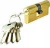 Handmet Türzylinder Messing 30/35 mit 5 Schlüsseln Produktbild-Vorschau 3