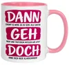 Tasse Abschied – „Wir müssen jetzt ohne dich klar kommen“ – Produktbild-Vorschau 1