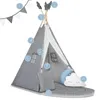 Nukido NK-406 Dětské teepee - šedé Náhled obrázku produktu 5