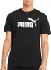A man wearing a black Puma t-shirt. Produktbild-Vorschau