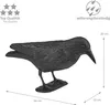 4 x Vogelschreck Krähe sitzend Produktbild-Vorschau 2