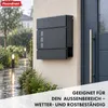 Briefkasten Jules: Anthracietkleurige wandbriefkasten met Productafbeelding-voorbeeld 8