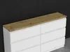 Roe Furniture | Kommode - 6 Schubladen - 120 cm - Weiß matt Produktbild-Vorschau 2