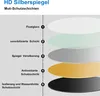 Spiegel Rund 50 cm Schwarz mit Aluminiumrahmen Wandspiegel Produktbild-Vorschau 5