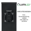 LUMILED Steckdosensäule Außen, 2 Fach 230V Doppelsteckdose, Produktbild-Vorschau 18