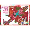DJECO Puzzle de contornos, pájaro, 500 piezas Vista previa de la imagen del producto 1