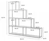 CALICOSY -  Bücherregal im Treppen-Design - L160 x H157 cm Produktbild-Vorschau 5