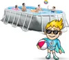 INTEX 26796GN - Prism Frame Oval Pool (503x274x122cm) Produktbild-Vorschau 19