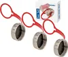 3 Stück tecuro Kappe 3/4 Zoll für KFE-Hahn - mit Dichtung - Produktbild-Vorschau 1