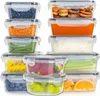 Zestaw 12× lunchbox pojemniki na żywność - szczelne pudełka Podgląd zdjęcia produktu 1