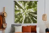 MuchoWow® Wandteppich Wandbehang Hohe grüne Bäume im Produktbild-Vorschau 4