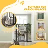 Barrière de sécurité pour chien PawHut, 76-104 cm, barrière Voir les images du produit 8