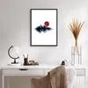 Gerahmtes Poster - Schwarzer Rahmen - Rot Sonne Tor - 50x70 Produktbild-Vorschau 6