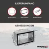 Audioproject A145 - Autoradio Doppel DIN Einbaurahmen - Produktbild-Vorschau 3