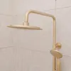 Colonne de douche Thermostatique finition Or Doré Brossé Voir les images du produit 9