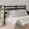 vidaXL Kopfteil Schwarz 186x4x100 cm Massivholz Kiefer - Produktbild-Vorschau 2
