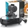 Arendo Waffeleisen Doppel, Herzform, Waffelautomat für 2 Produktbild-Vorschau 7