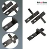 A collage of product images showing door handles and their details, with a logo and text in the top right corner. Produktbild-Vorschau