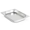 A stainless steel gastronorm container on a white background. Produktbild-Vorschau