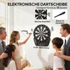 HOMCOM Elektronische Dartscheibe Dartboard Soundeffekte LED Produktbild-Vorschau 4