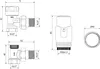 Mexen G00 Thermostat-Set, abgewinkelt, anthrazit - Produktbild-Vorschau 2