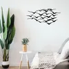 Wallity, Herd Of Birds, Wanddeko, Schwarz, Metall, 120 x 55 Produktbild-Vorschau 2