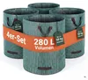 GARDEBRUK® Set 4 Sacchi Giardino 280L Sacco Raccolta Foglie Anteprima dell’immagine prodotto 1