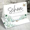 50 Tischkarten Schön dass du da bist, Floral Butterfly Produktbild-Vorschau 1