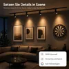 LED Deckenstrahler Schwarz 4 Flammig Spots Decke 1.5m Produktbild-Vorschau 12