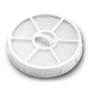 A white HEPA filter for a vacuum cleaner, shown from a top-down perspective on a white background. Voir les images du produit