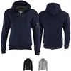 Herren Motorrad hoodie mit CE-Protektoren Produktbild-Vorschau 1