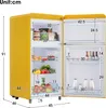 Merax Table Top Réfrigérateur Rétro Voir les images du produit 8