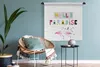 MuchoWow® Wandteppich Wandbehang Flamingo - Sommer - Rosa Produktbild-Vorschau 4