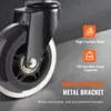 SucceBuy Roulettes pour chaises de bureau, jeu de 5, 7,6 cm Voir les images du produit 4